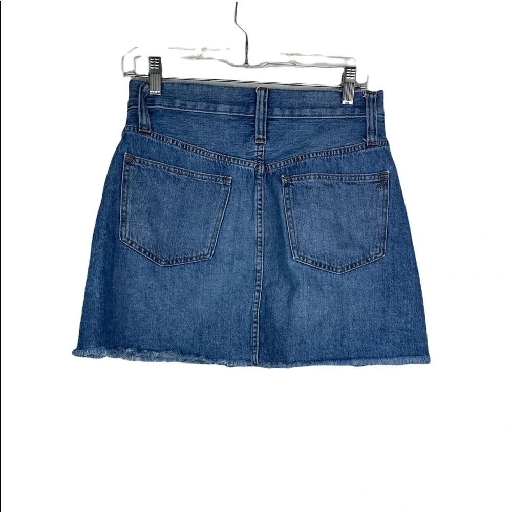 Madewell  Rigid Denim A-Line Mini Skirt in Lakeline Wash: Eco Edition Size 28